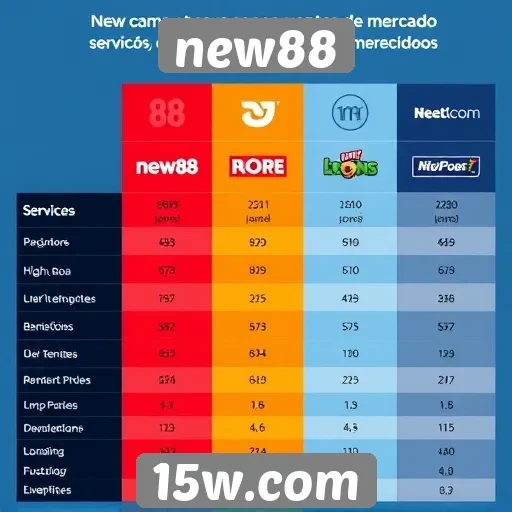 Comparação entre new88 e concorrentes de mercado